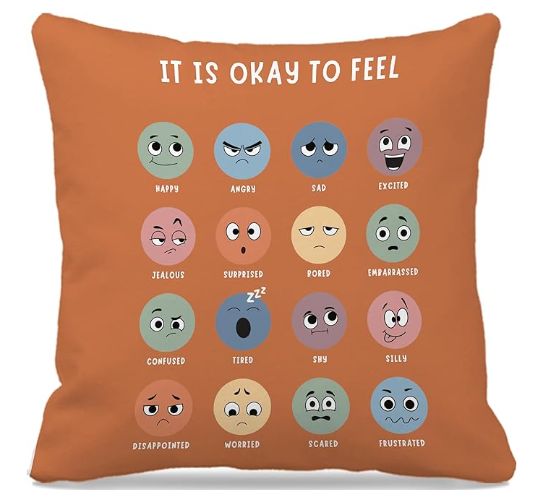Calming Corner Positive Affirmation Messages Health Pillowcase Decor for Home or Office