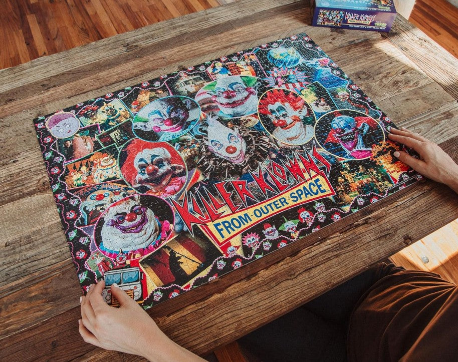 Interactive Fun Imaginative Mystery Educational Clown 1000 Pieces Jigsaw Puzzles Toy and Games