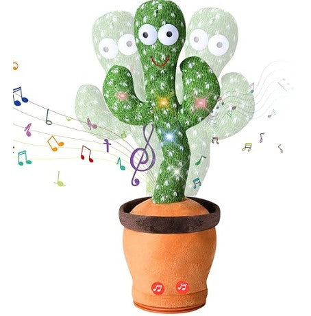 Talking Dancing Hamster Cactus Giraffe Stuff Kids Baby Toy Interactive Repeats What You Say for Ages 2-13 Years