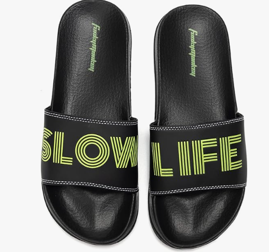 Just Chill Women's Mens Soft and Water-Resistant Summer Beach Slippers Slides House Shoes Indoor Outdoor