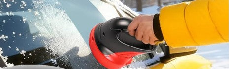 Electric 3 In 1 Ice Scrapers for Car Windshield, Handheld Electric Snow Scraper Remover, Electric Windshield Scrapers Electric Cleaner Polisher