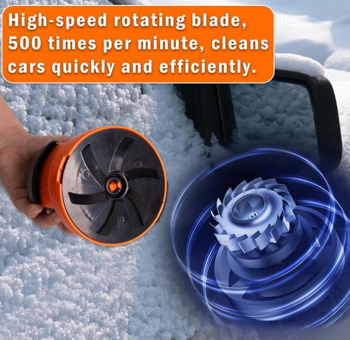 Electric 3 In 1 Ice Scrapers for Car Windshield, Handheld Electric Snow Scraper Remover, Electric Windshield Scrapers Electric Cleaner Polisher